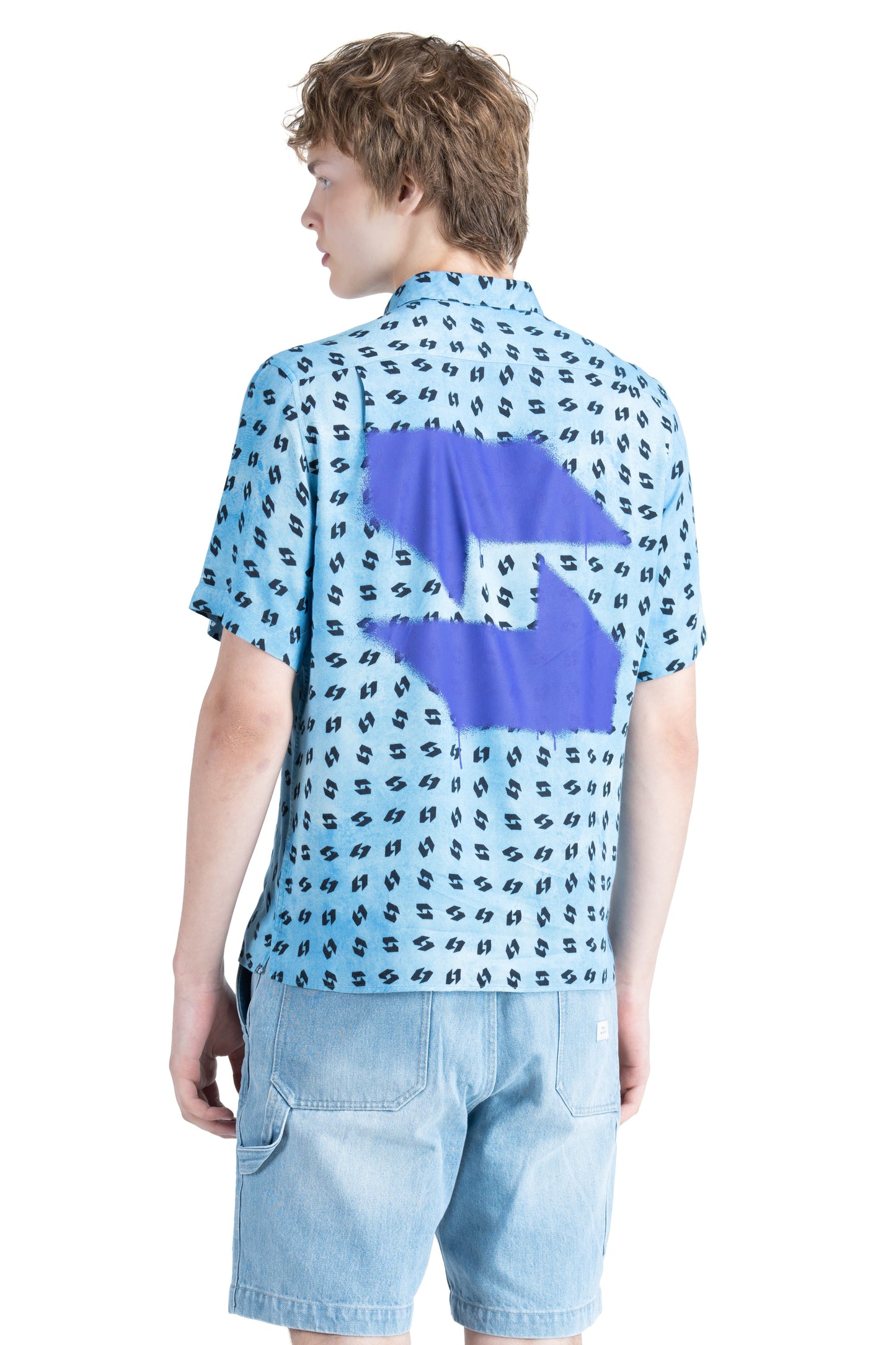 Graffiti Shirt Blue